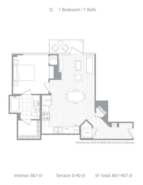 Q 1 bedroom 1 bath at Stanza Little Italy, San Diego, CA, 92101